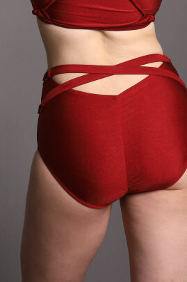 Zasha Polewear Shorts Elle Vita Alta Vino XL