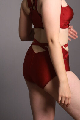 Zasha Polewear Shorts Elle Vita Alta Vino XL