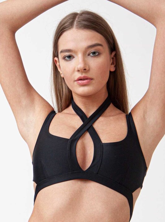 FANNA Top Warm Nero