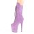 Pleaser FLAMINGO-1050FS Stivaletti con Plateau Camoscio Sintetico Viola EU-40 / US-10