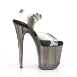 Pleaser Sandali FLAMINGO-808N-T TPU Nero Gradiente/Fumo EU-35 / US-5