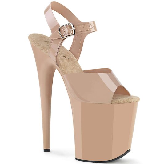 Pleaser Sandali FLAMINGO-808N TPU Crema (Effetto Gelatina)/Crema EU-35 / US-5