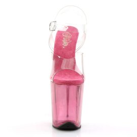 Pleaser Sandali FLAMINGO-808T Trasparente/Rosa EU-35 / US-5