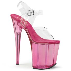 Pleaser Sandali FLAMINGO-808T Trasparente/Rosa EU-37 / US-7