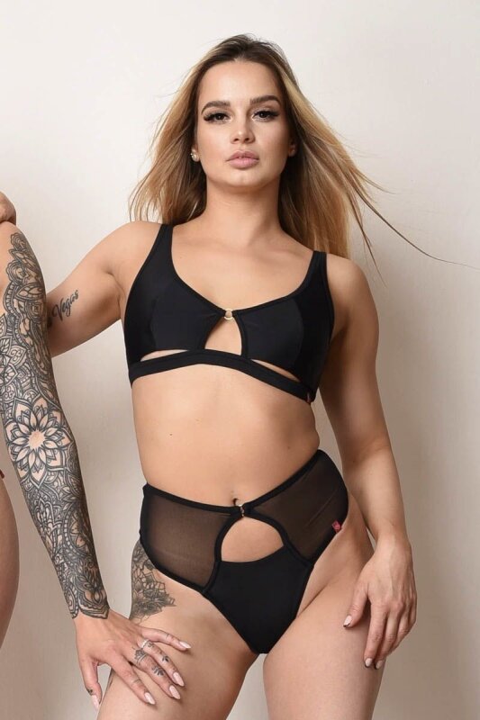Pole Addict Top Slightly Spicy Nero XL