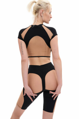 MÆD Shorts da Ciclisti Laecker 1.0 Nero + Nude XS