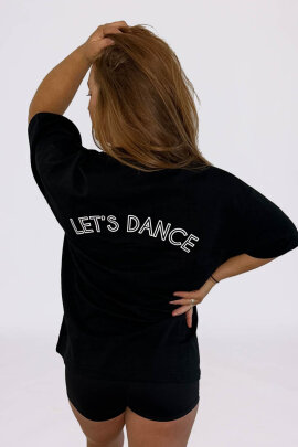 AMBR Designs T-Shirt Oversized Lets Dance Nero XL