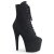 Pleaser ADORE-1020FS Stivaletti - Finto Camoscio Nero EU-38 / US-8