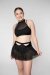 Zasha Polewear Shorts Layla Vita Alta Nero L
