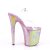 Pleaser Sandali FLAMINGO-808WR Trasparente/Viola Ologramma EU-35 / US-5
