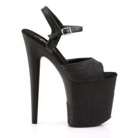 Pleaser Sandali FLAMINGO-809-2G Nero Glitter EU-37 / US-7