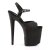 Pleaser Sandali FLAMINGO-809-2G Nero Glitter EU-38 / US-8