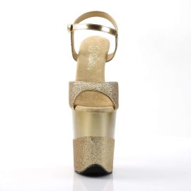 Pleaser Sandali FLAMINGO-809-2G Dorato Glitter EU-35 / US-5