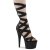 Pleaser ADORE-700-48 Stivaletti con Plateau Similpelle Nero EU-40 / US-10