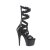 Pleaser ADORE-700-48 Stivaletti con Plateau Similpelle Nero EU-40 / US-10