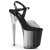 Pleaser FLAMINGO-808T-1 Sandali Con Plateau Trasparente Fumo Nero EU-37 / US-7