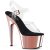 Pleaser Sandali ADORE-708 Trasparente/Dorato Rosa Cromato EU-36 / US-6