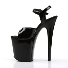 Pleaser Sandali FLAMINGO-809 Vernice Nero/Nero EU-35 / US-5