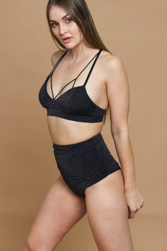 Zasha Polewear Shorts Faye Vita Alta Nero XS