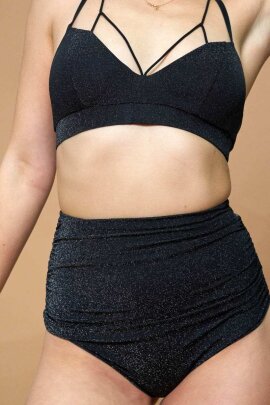Zasha Polewear Shorts Faye Vita Alta Nero XS