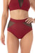 Dragonfly Shorts Monica Rete Borgogna S