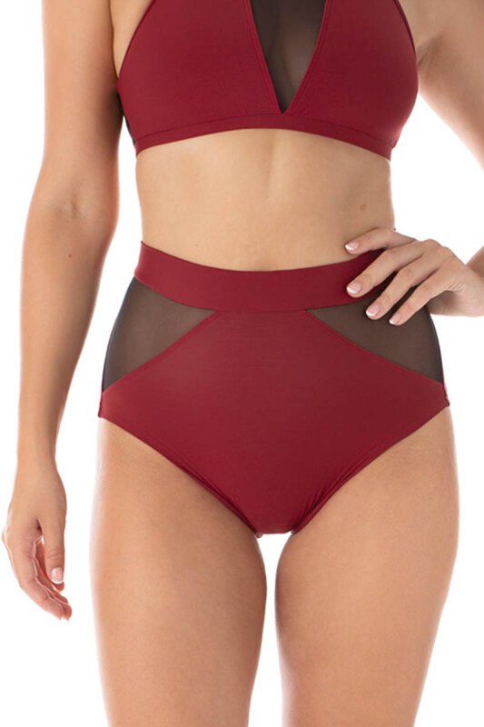 Dragonfly Shorts Monica Rete Borgogna M