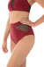 Dragonfly Shorts Monica Rete Borgogna M