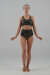 Juicee Peach Top Aria Nero & Oro L