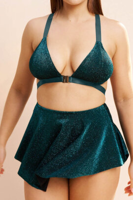 Lunalae Top Follow Me Ocean Shimmer XS