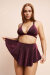 Lunalae Top Follow Me Coral Shimmer S