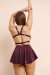 Lunalae Top Follow Me Coral Shimmer M