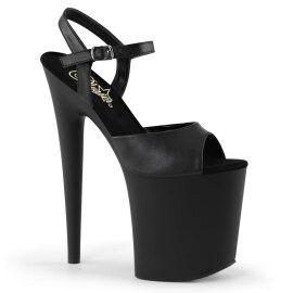 Pleaser Sandali FLAMINGO-809 Similpelle Nero/Nero EU-35 /...