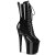 Pleaser FLAMINGO-1041GP Stivaletti Con Plateau Vernice Glitter Nero EU-40 / US-10