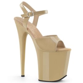 Pleaser Sandali FLAMINGO-809 Vernice Crema/Crema EU-35 /...