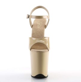 Pleaser Sandali FLAMINGO-809 Vernice Crema/Crema EU-35 /...