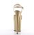 Pleaser Sandali FLAMINGO-809 Vernice Crema/Crema EU-35 / US-5