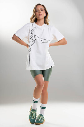 Paradise Chick Supreme Pole Dancer T-Shirt Panna M/L