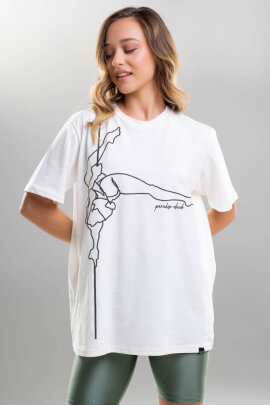 Paradise Chick Supreme Pole Dancer T-Shirt Panna XL/XXL