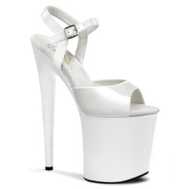 Pleaser Sandali FLAMINGO-809 Vernice Bianco/Bianco EU-35...