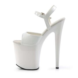 Pleaser Sandali FLAMINGO-809 Vernice Bianco/Bianco EU-35 / US-5