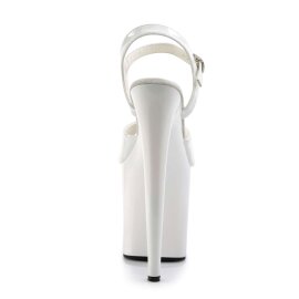 Pleaser Sandali FLAMINGO-809 Vernice Bianco/Bianco EU-37 / US-7