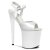 Pleaser Sandali FLAMINGO-809 Vernice Bianco/Bianco EU-37 / US-7