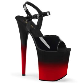 Pleaser Sandali FLAMINGO-809BR-H Vernice Nero/Nero-Rosso...