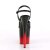 Pleaser Sandali FLAMINGO-809BR-H Vernice Nero/Nero-Rosso EU-38 / US-8
