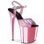 Pleaser Sandali FLAMINGO-809HG Rosa Baby Ologramma/Rosa Baby Cromato EU-37 / US-7