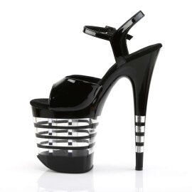 Pleaser Sandali FLAMINGO-809LN Vernice Nero/Nero EU-37 / US-7