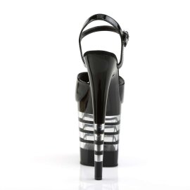 Pleaser Sandali FLAMINGO-809LN Vernice Nero/Nero EU-37 / US-7
