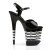 Pleaser Sandali FLAMINGO-809LN Vernice Nero/Nero EU-37 / US-7