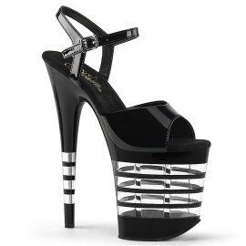 Pleaser Sandali FLAMINGO-809LN Vernice Nero/Nero EU-38 /...