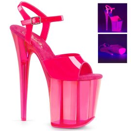 Pleaser Sandali FLAMINGO-809UVT Vernice Neon Rosa...